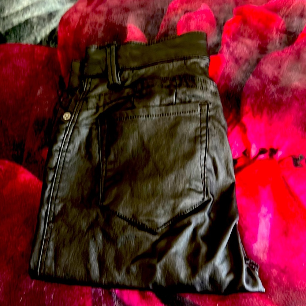 Faux leather pants from FashionNova